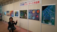 スプレーアート展示会の画像