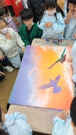 神徳館こども園スプレーアートイベント開催の画像